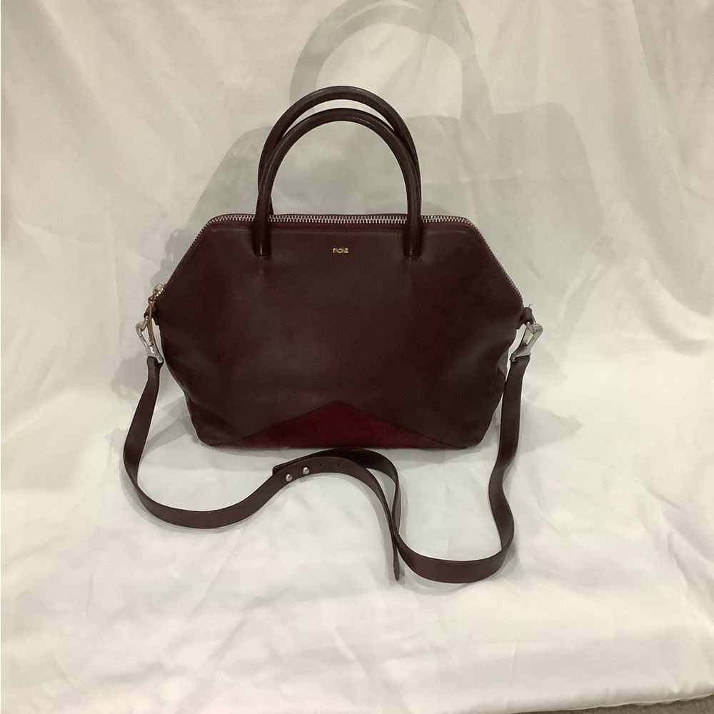 Elegant Brown Satchel Bag